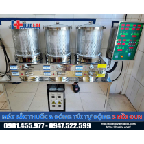 Máy sắc thuốc đóng gói tự động loại 3 nồi đun
